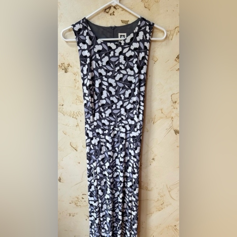 Anne Klein Floral Sleeveless Dress Abstract Size 10 Worn Once!!🖤EUC - Picture 3 of 5